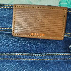 Killer Distressed Jeans Ankle Lag Slim Fit Size 30