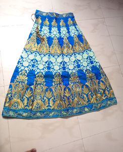 Pista Green &amp; Blue Lehenga Choli💙