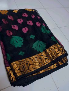 Black Lovers Saree 🖤 Traditional Look🔥