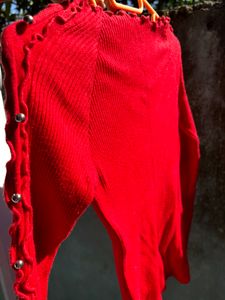 Korean Long Sleeve Off Shoulder Top