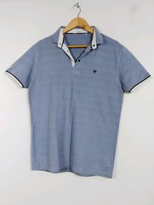 Profy Grey Collar Neck T-Shirt (Men)
