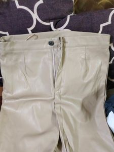 Nude Leather Pants For Women