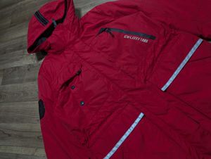 Red Winter innercrew brand jacket