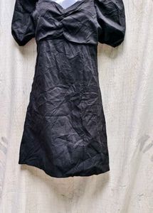 9156 CUTE BLACK MINI DRESS