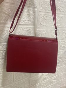 Stylish Red Crossbody Bag