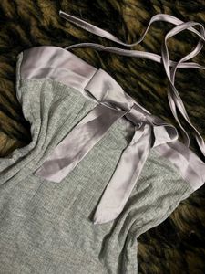 BOW HALTER NECK TOP