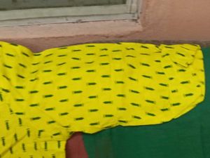 Combo-BrandNewYellow+GreenPrinted&amp;UsedCremKurtaSet