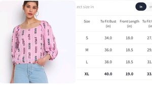 Mint Conditin Cotton Top- Xl