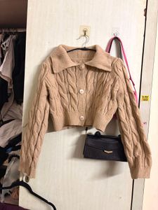 Cozy Knit Crop Cardigan