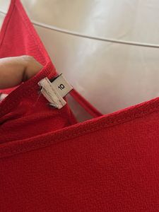 Red Crisscross Cami Top