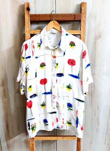 Offwhite Printed Shirt Size-42-44