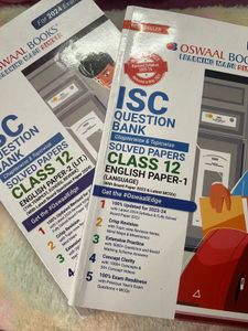 12th ISC Question Bank ( English Paper 1&2) Combo