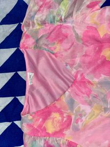 Floral Print Puff Sleeve Top