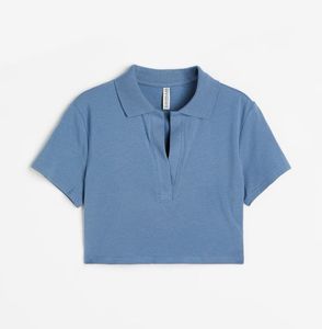 H&M Collared Crop Tee