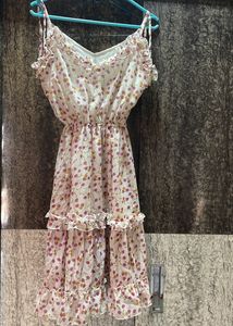 Floral Ruffle Tiered Dress