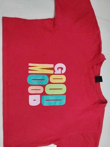 Red Good Mood Graphic Tee