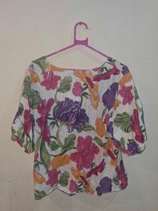 Marks&amp;Spencer floral print top