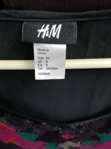 Sequins Colourful Blouse - Size M