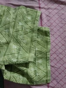 Green Patterned Lounge Pants
