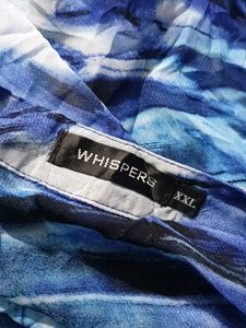 13412. Stylish Blue Tunic Top