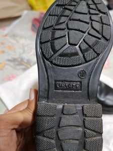 Boys Black School Shoes