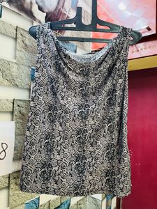 Printed Sleeveless Top