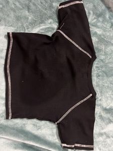 Graphic Moth Crop Top