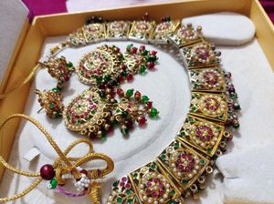 Luxury Kundan Necklace Set✨