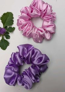 Satin Scrunchie Set