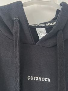 Outshock Black Sleeveless Hoodie