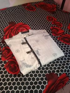 Stylish Fromal White Skype Pattern Shirt