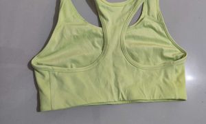Lime Green Racerback Sports Bra