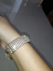 Sparkling Rhinestone Bangle
