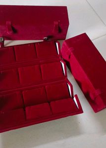 Earrings Organiser Storage Velvet Box
