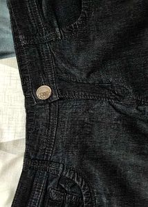 Black Velvet Jeans For Girls