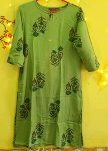 Short Kurta With One Side Pocket💚