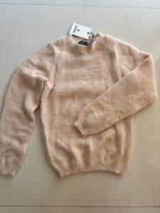 Furry Beige Sweater - Sassafras