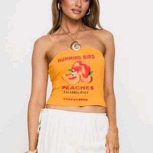 Vintage Hummingbird Tube Top