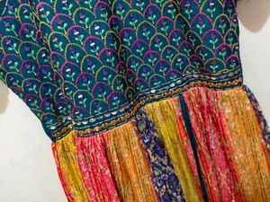 Multicolor Ethnic Gown