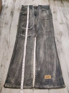 Ma556 Strong Cargo Bootcut Jeans Waist 32