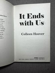 It Ends With Us by Colleen Hoover