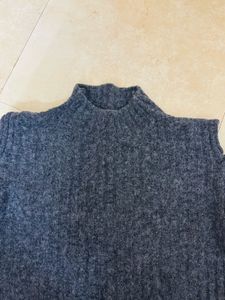 Cold Shoulder Knit Sweater
