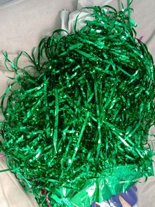 Birthday Foil Curtain Pack Of 3 (2 Green And 1 Red)