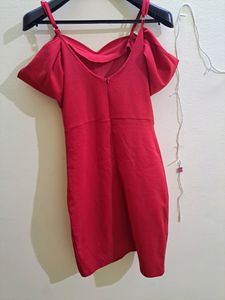 Red Bodycon Mini Dress