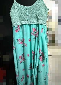 Floral Crochet Summer Dress