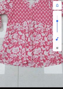 Floral Print short kurta