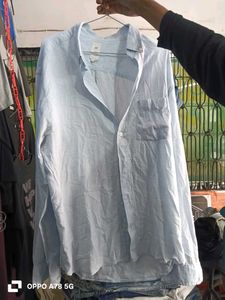 H&amp;M Light Blue Button-Down Shirt