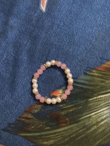 Pink &amp; Pearl Beaded Bracelet ( Candy ) 🍬✨🌸