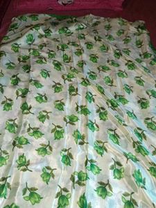 Floral Crape Saree