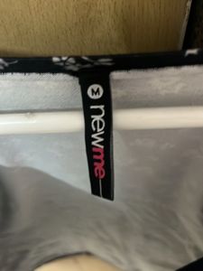 Floral Black Crop Top